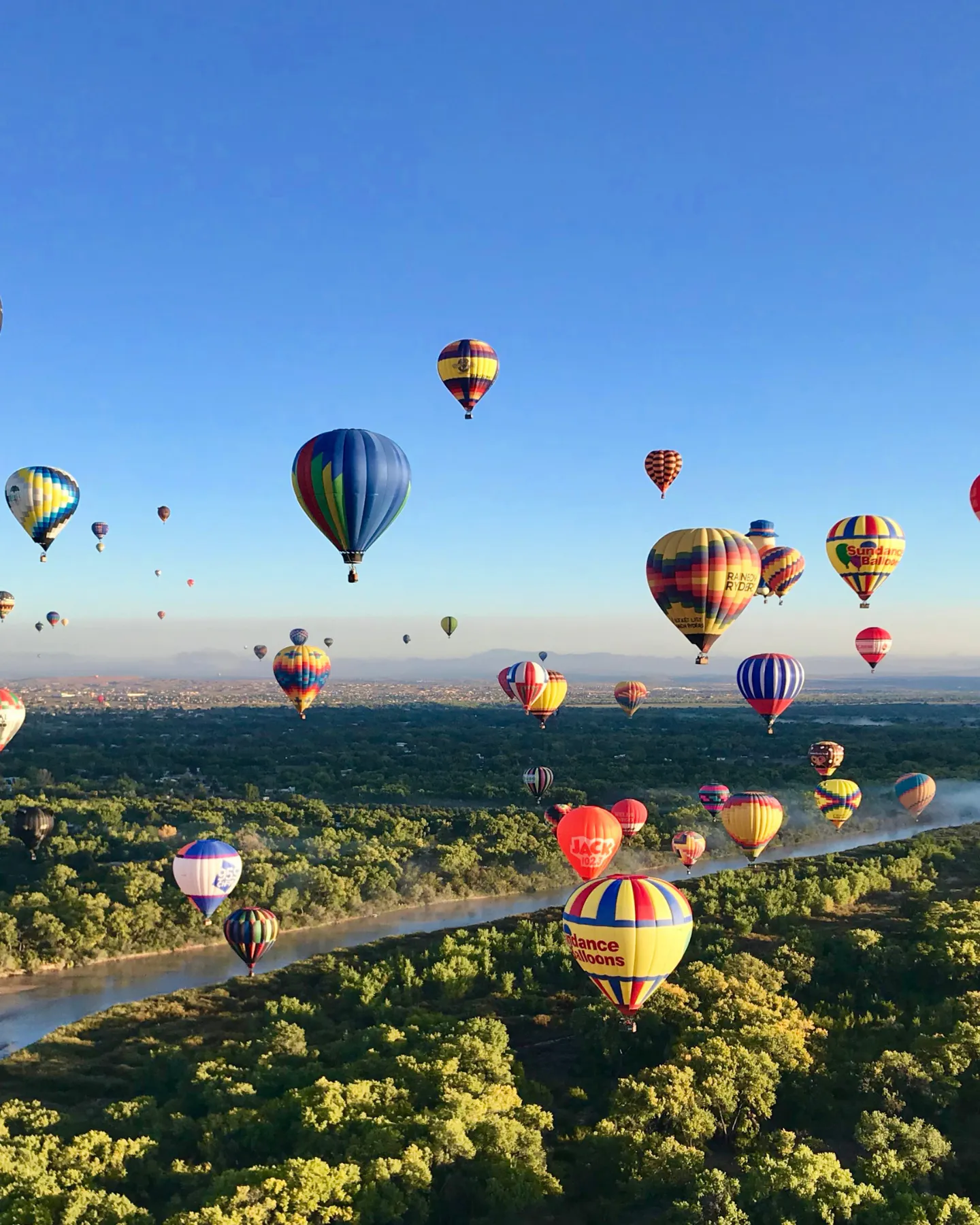 Balloons over New Mexico