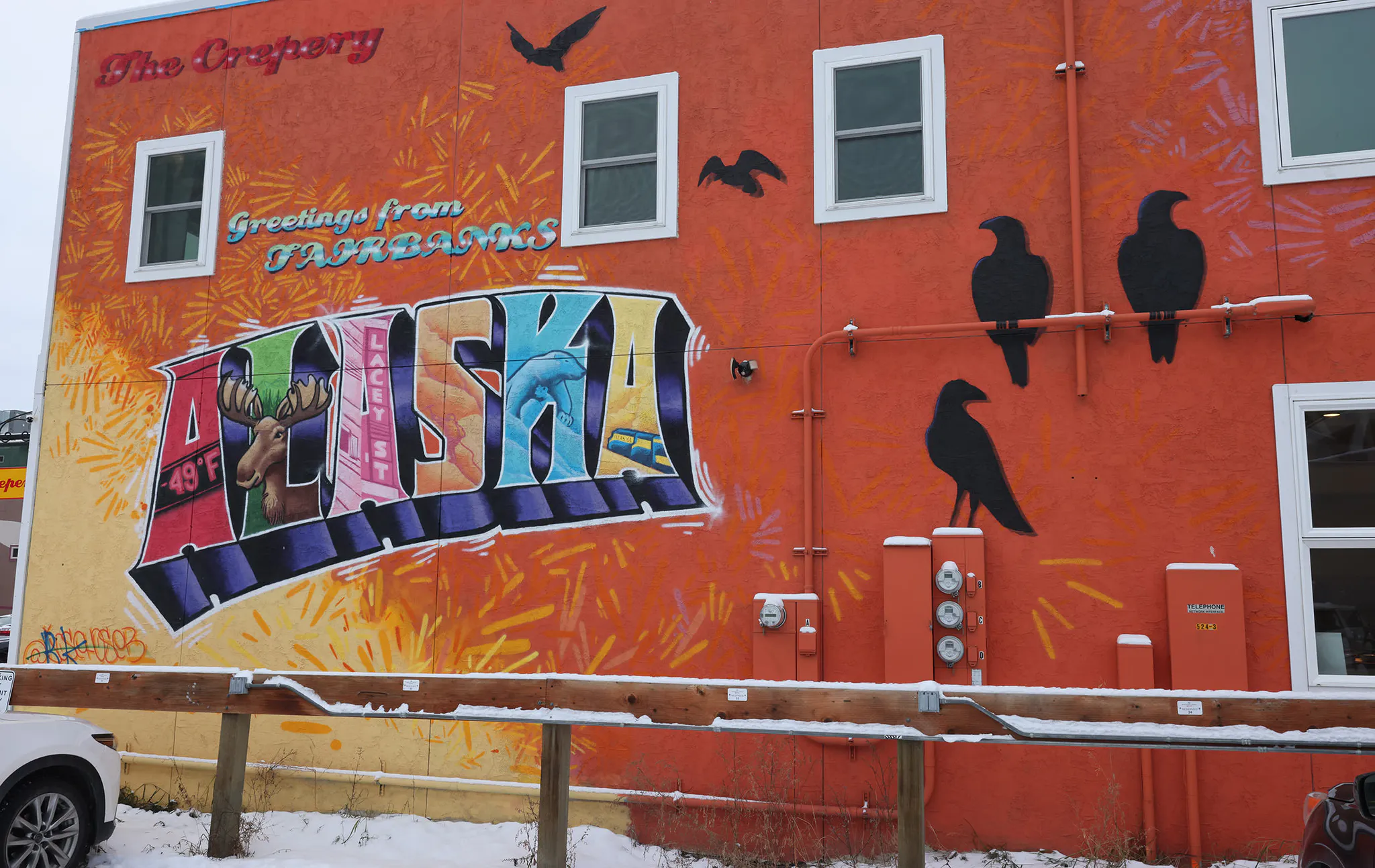 Alaska graffiti in Fairbanks