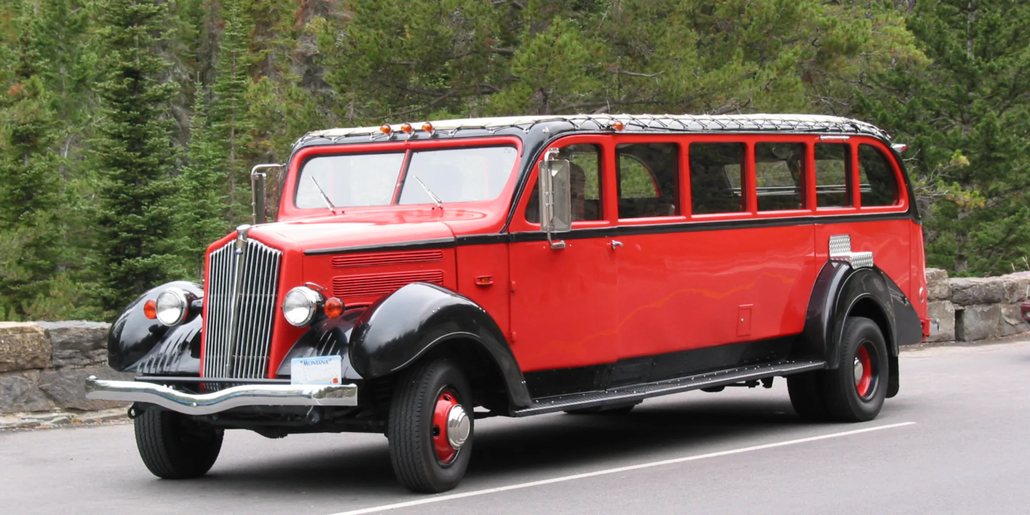 Red Bus Tour Glacier National Park