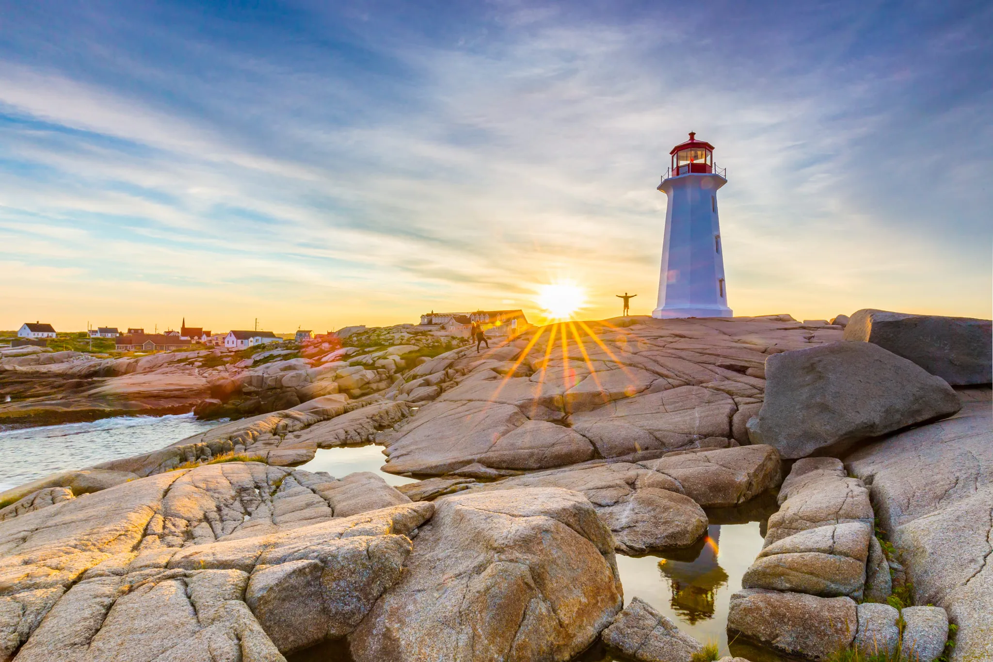 Peggy's Cove lighthouse, Nova Scotia