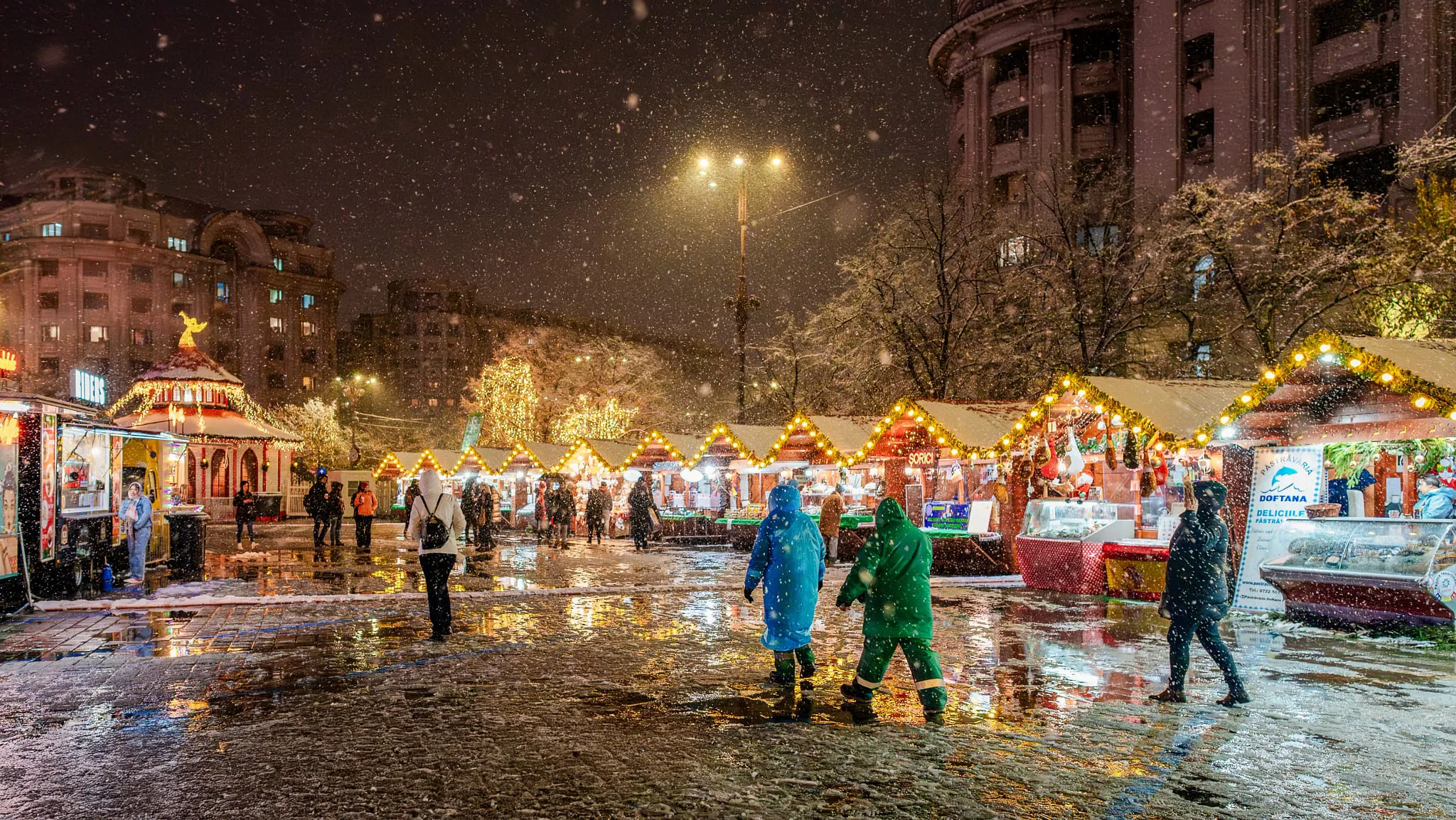 Christmas market, Romania