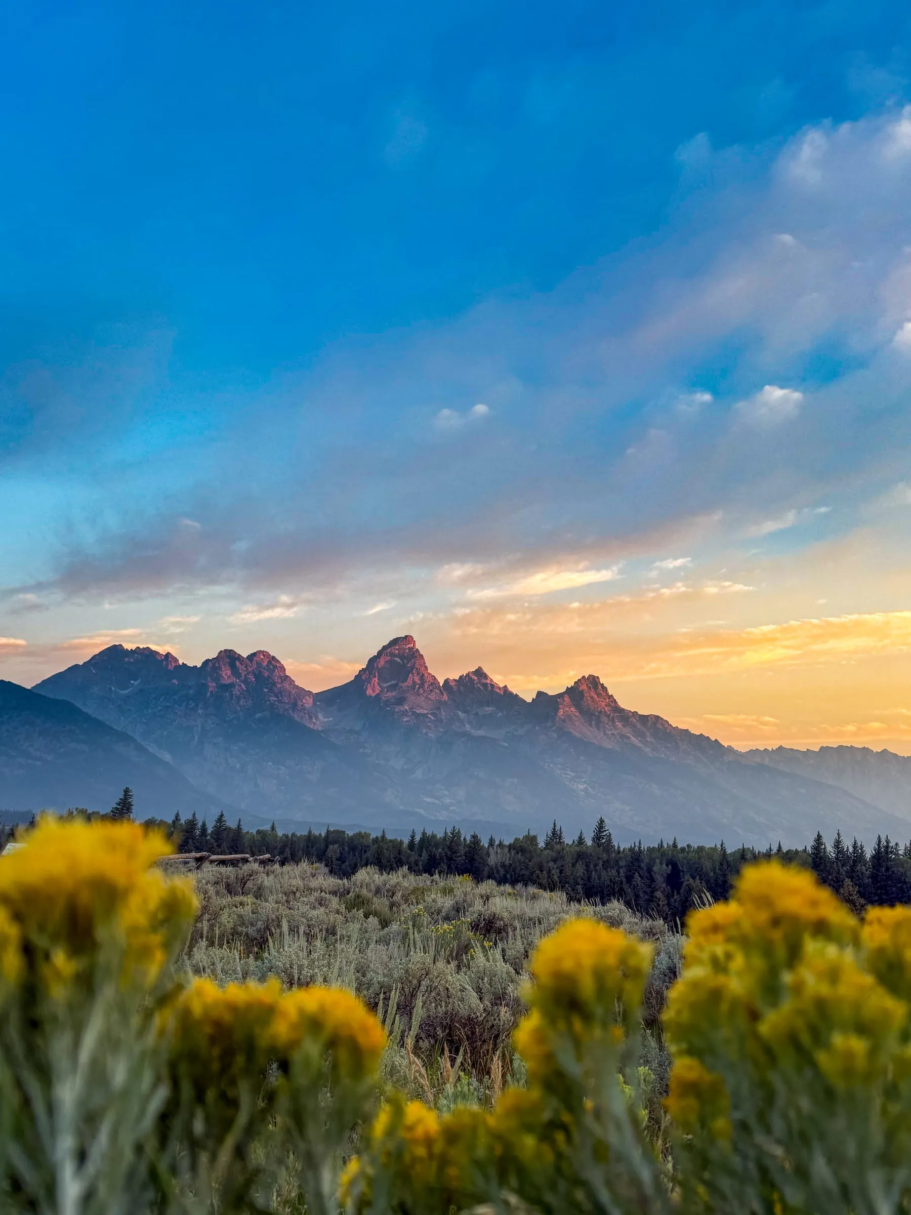 The Grand Teton range