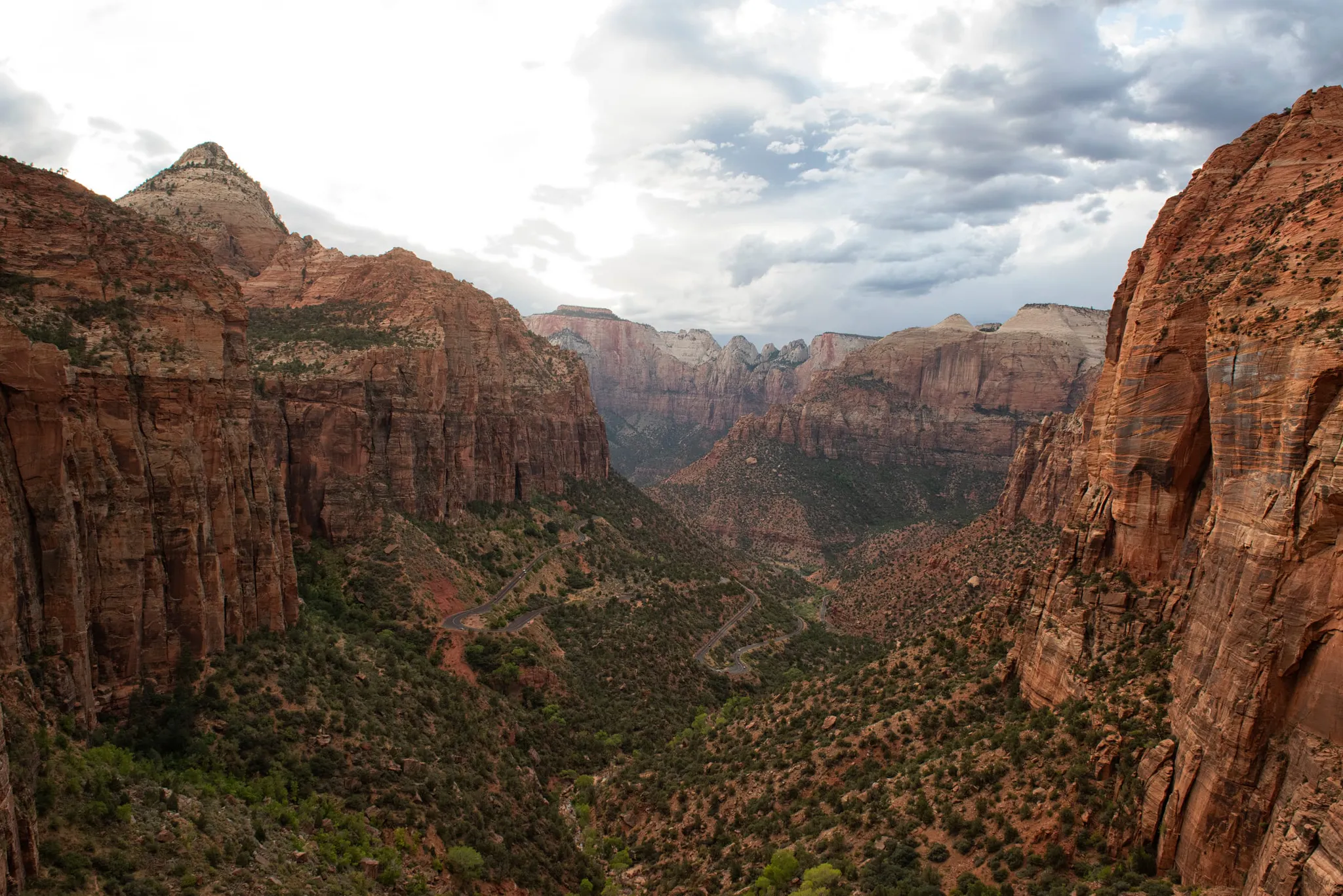 Zion Canyon from above