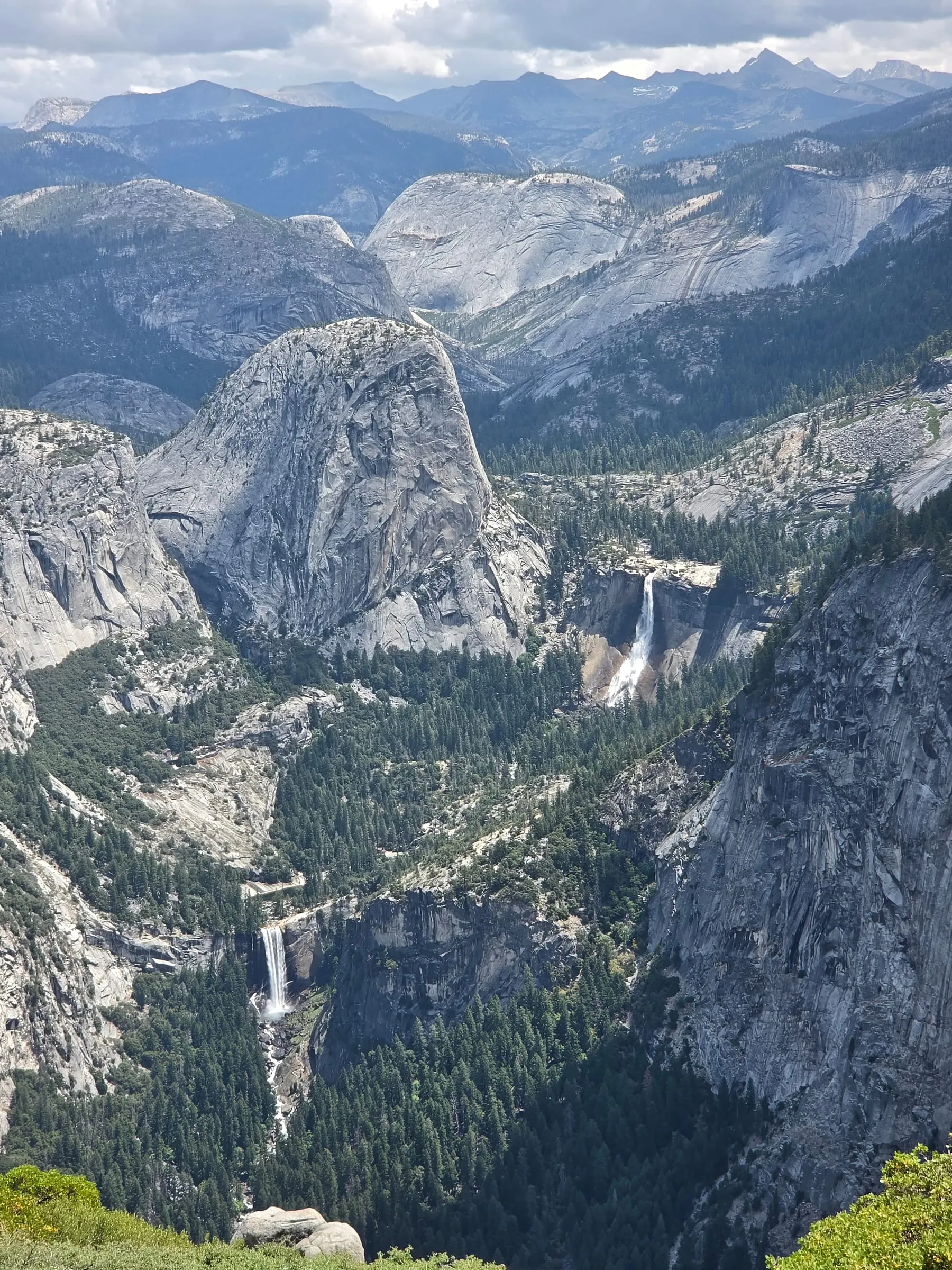 A waterfall in Yosemite