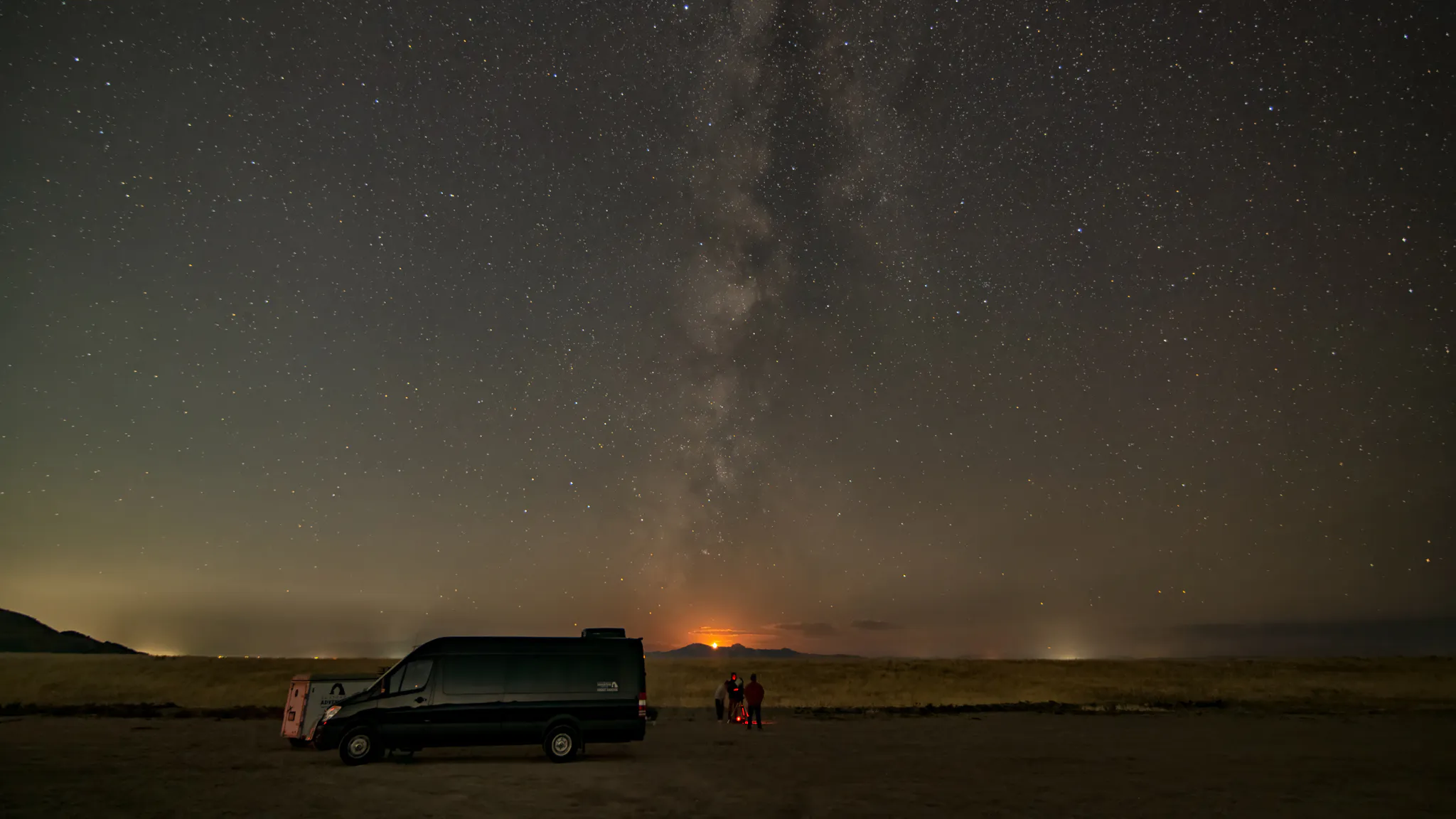 Antelope Island Dark Sky w/ Van 2